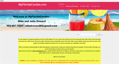 Desktop Screenshot of myfloridacondos.com